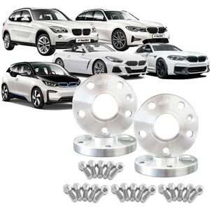 Simoni Racing Aluminium Spoorverbreder Set Passend Voor Bmw Icl. Wielbouten Bmw Simoni Racing Sr Svbm002