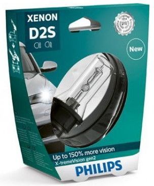 Philips - Xenon D2s Xtreme Vision - Autolicht - Tot 150% Meer Zicht