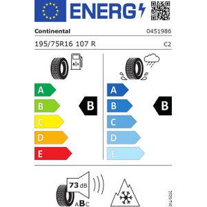195/75 R16 Tl 107r Co Vancontact A/s Ultra