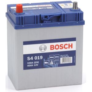 Bosch Auto Accu S4019 - 40Ah - 330A - Voertuigen Zonder Start-Stopsysteem