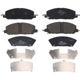 Delphi - LP3699 - Remblokkenset - Vooras - Schijfrem - Low-Metallic - Met Akoestische Slijtagewaarschuwing