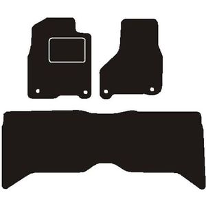 Dodge - Automatten - Zwart - Passend Voor Dodge Ram 2013- - Set van 3 stuks