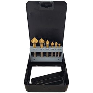 Weber Tools - Verzinkboren Set - 6-Delig - Hoge Kwaliteit