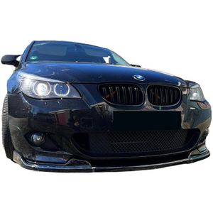 Oneway Voorspoilerlip Passend Voor Bmw 5-Serie E60/E61 -Pack 2003-2010 - Glanzend Zwart Bmw Oneway Ow Fs01081