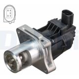 EGR-klep - Opel Vauxhall Delphi EG10479-12B1 - Elektrisch - 12 Volt - 5 contacten