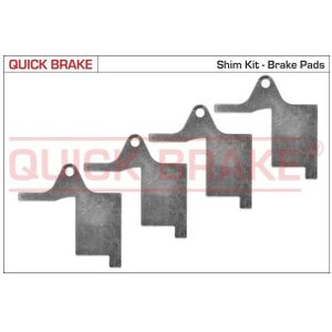 Citroen - Quick Brake 2896k - Anti-Knarsfolie - Remvoering (Rugplaat)