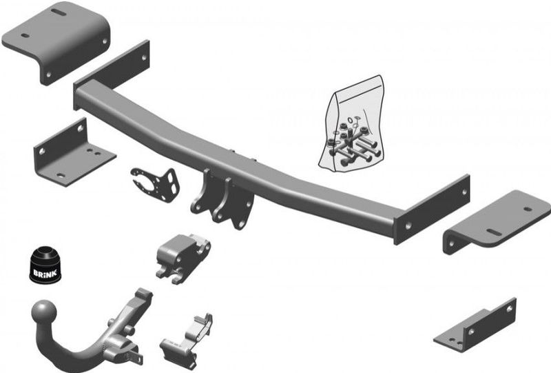 Afneembare Trekhaak Hyundai, Kia Brink 529400