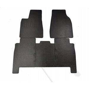 Rubber Matten Passend Voor Tesla Model X 2016- (5-Delig Met Bevestigingspunten) Tesla Autostyle Ck Rts02