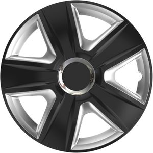 Wieldoppenset Esprit RC Black&Zilver 14 Inch