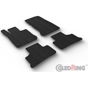 Rubbermatten Passend Voor Mercedes  (X254) Mhev 2022- (T Profiel 4-Delig + Montageclips) Mercedes-Benz Gledring Gl 0517