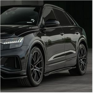 Oneway Set Sideskirts Passend Voor Audi  S-Line &Amp; Sq8 Mk1 2018-2023 - Glanzend Zwart Audi Oneway Ow Ss10047