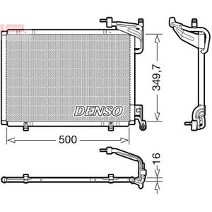 Condensor, Airconditioning Ford Denso Dcn10054
