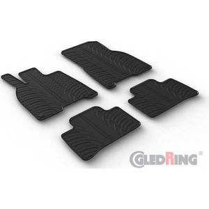 Rubbermatten Passend Voor Mercedes  (V295) 2022- (T Profiel 4-Delig + Montageclips) Mercedes-Benz Gledring Gl 0529