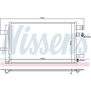 Condensor, Airconditioning Subaru Nissens 940933