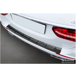 Zwart Rvs Achterbumperprotector Passend Voor Mercedes E-Klasse Estate S213 2016-2023 (Incl. E53 Amg) Mercedes-Benz Avisa Av 254055