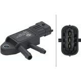 HELLA - Sensor - Uitlaatgasdruk - Voor Roetfilter - Geschroefd - Aantal Contacten 3