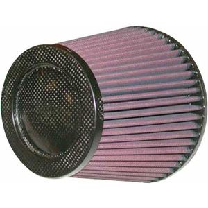 K&N Universeel Conisch Filter 127mm Aansluiting, 165mm Bodem, 114mm Top, 143mm Hoogte, Carbon top (R