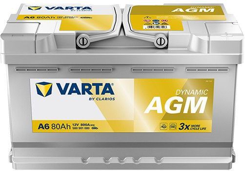 Varta - Silver Dynamic AGM - Autoaccu - 12V - 80Ah - 800A