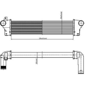 Intercooler, Inlaatluchtkoeler Land Rover Nrf 309054