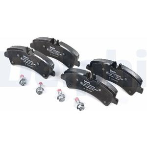 Delphi - Lp1984 - Remblokkenset - Schijfrem - Voor Mercedes-Benz en Volkswagen - Set van 4 remblokken