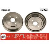 Toyota - Remtrommel - DB4032 - Hoogte 71 mm - Diameter 248 mm