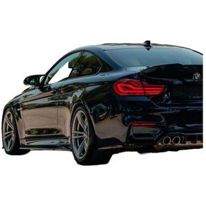 Oneway Set Sideskirts Passend Voor Bmw M4 F82 2014-2021 - Glanzend Zwart Bmw Oneway Ow Ss10048