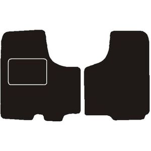 Automat Opel Vivaro 2001- Voormat 2-Delig Opel Winparts Go! Bl .600.1