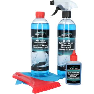 Spray anti-buée voiture - Blauw / Wit - Plastique - 2 x 200ml - Set de 2 -  Hiver - | bol