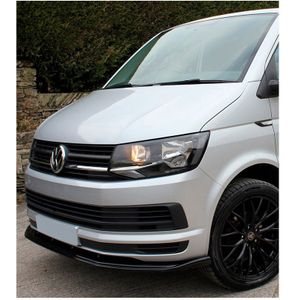 Oneway Voorspoilerlip Passend Voor Volkswagen Transporter T6 2015-2019 - Glanzend Zwart Volkswagen Oneway Ow Fs01037
