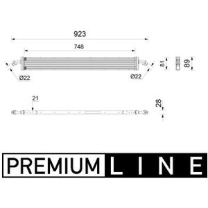 Radiateur Mercedes-Benz Mahle Cr 2807 000p