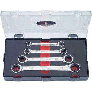 Ring Ratelsleutelset Torx 4-delig