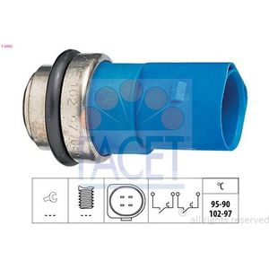 Temperatuurschakelaar, Radiateurventilator Audi, Skoda, Volkswagen Facet 7.5692