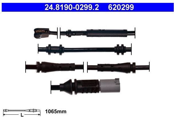 Ate - 24.8190-0299.2 - Slijtageindicator - Bmw - Achter - 1065 mm