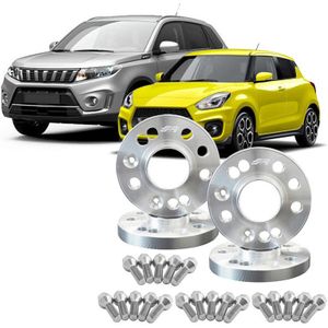 Simoni Racing Aluminium Spoorverbreder Set Suzuki Swift- 2x16mm + 2x20mm Suzuki Simoni Racing Sr Svsz001