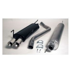 Simons - 082-H0 - Uitlaat - Zilver - Passend Voor Opel Vectra B 1995-2002