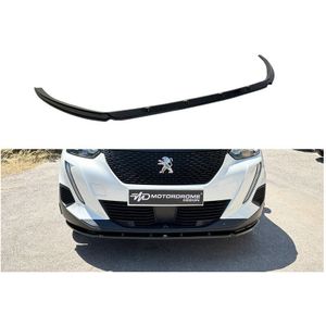 Voorspoiler Passend Voor Peugeot 2008 2019- (Abs Glanzend Zwart) Peugeot Motordrome Dx Vpe07