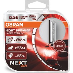 Osram Xenarc Night Breaker Laser Xenon Lampen D2S - 12V/35W - set &Atilde;&Nbsp; 2 Stuks