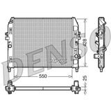 Mazda - Denso Drm44008 - Radiateur - Aluminium - Netlengte 550 mm - Netbreedte 428 mm