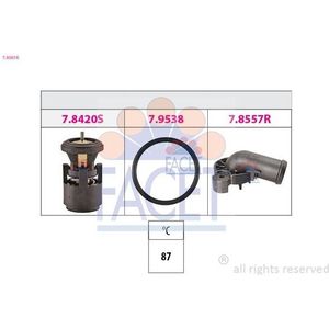 Thermostaat, Koelvloeistof Audi, Seat, Skoda, Volkswagen Facet 7.8561k