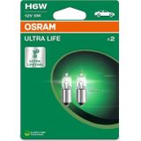 Osram - Ultra Life - Halogeen - 12V - 2 Stuks - H6W
