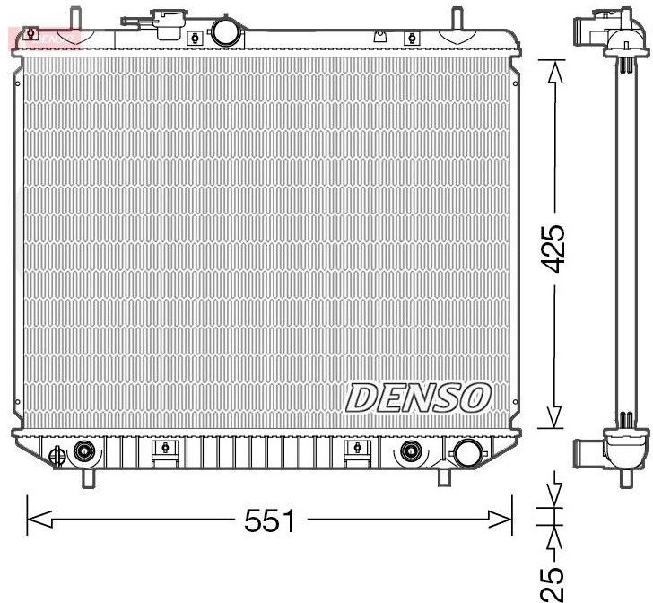 Daihatsu - Drm35005 - Radiateur - 425 mm - 2 jaar garantie