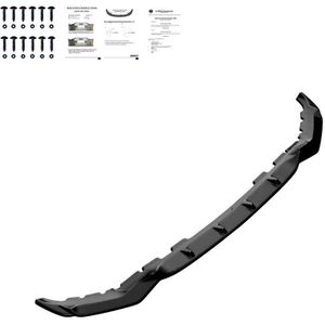 Oneway Voorspoilerlip Passend Voor Bmw  G07 -Pack 2018-2022 - Glanzend Zwart Bmw Oneway Ow Fs01110
