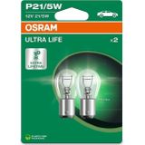 OSRAM 7528ULT-2BL Gloeilamp - Knipperlamp - P21/5W - 12 Volt - Aantal: 2