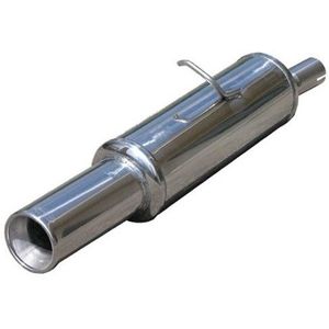 Inoxcar Uitlaat Passend Voor Opel Astra F 1.4 (82pk) 1992-1995 102mm (1 Ophangpunt) Opel Inoxcar Ix Opas03102