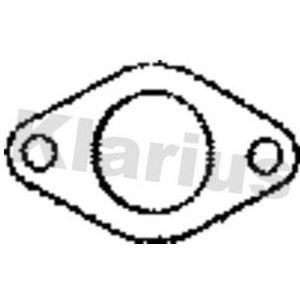 Uitlaatpakking Fiat, Lancia, Opel, Subaru Klarius 410512