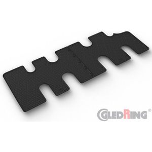 Rubbermatten Passend Voor Fiat, Renault, Opel, Nissan - 2 Delig + Montageclips Fiat, Nissan, Opel, Renault Gledring Gl 0857
