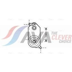 Oliekoeler, Automatische Transmissie Seat, Volkswagen Ava Vn3110