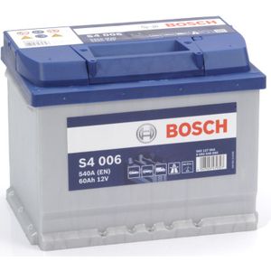 Bosch Auto Accu S4006 - 60Ah - 540A - Voertuigen Zonder Start-Stopsysteem