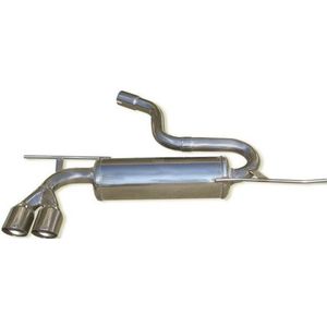 Inoxcar Uitlaat Passend Voor Audi  8p 1.9 Tdi (105pk) 2003- 2x76mm Racing Audi Inoxcar Ix Ovau08ra