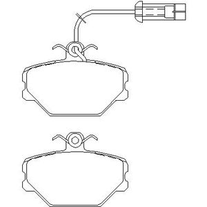 Remblokken set